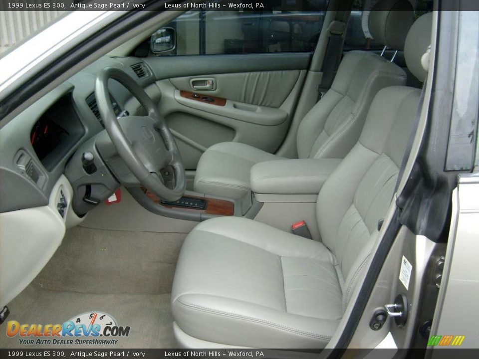 1999 Lexus ES 300 Antique Sage Pearl / Ivory Photo #9