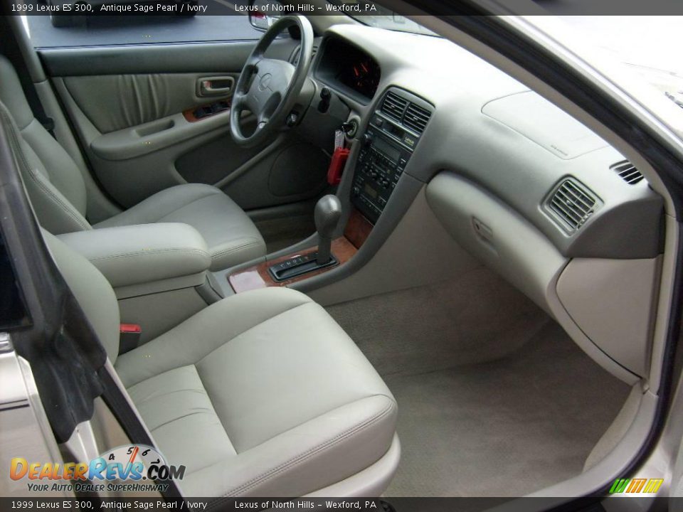 1999 Lexus ES 300 Antique Sage Pearl / Ivory Photo #17