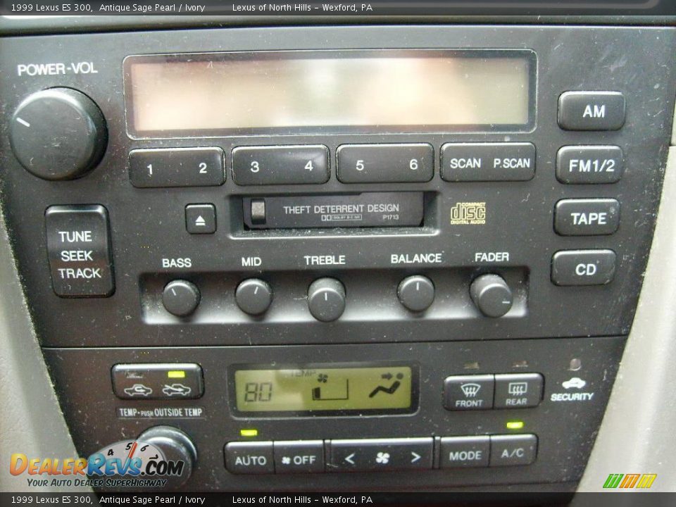 1999 Lexus ES 300 Antique Sage Pearl / Ivory Photo #19