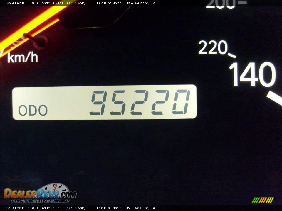 1999 Lexus ES 300 Antique Sage Pearl / Ivory Photo #20