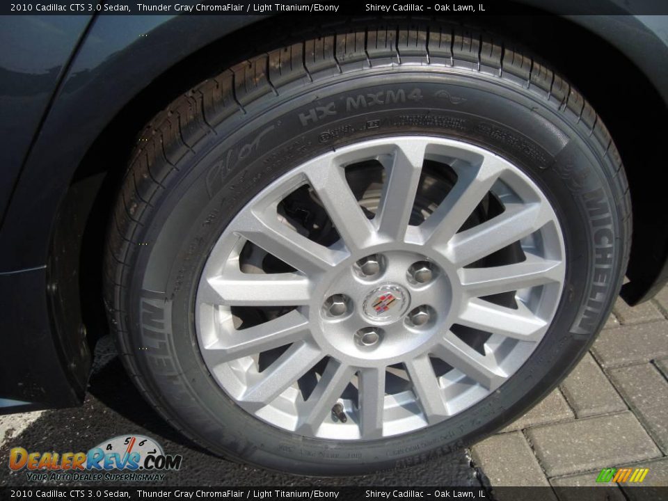 2010 Cadillac CTS 3.0 Sedan Thunder Gray ChromaFlair / Light Titanium/Ebony Photo #8