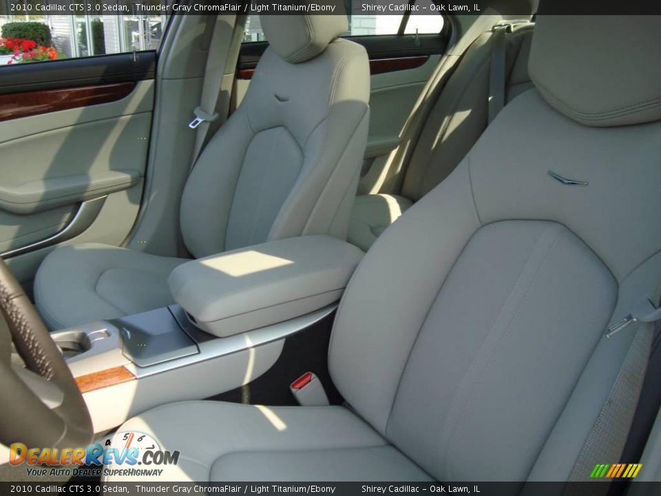 2010 Cadillac CTS 3.0 Sedan Thunder Gray ChromaFlair / Light Titanium/Ebony Photo #11