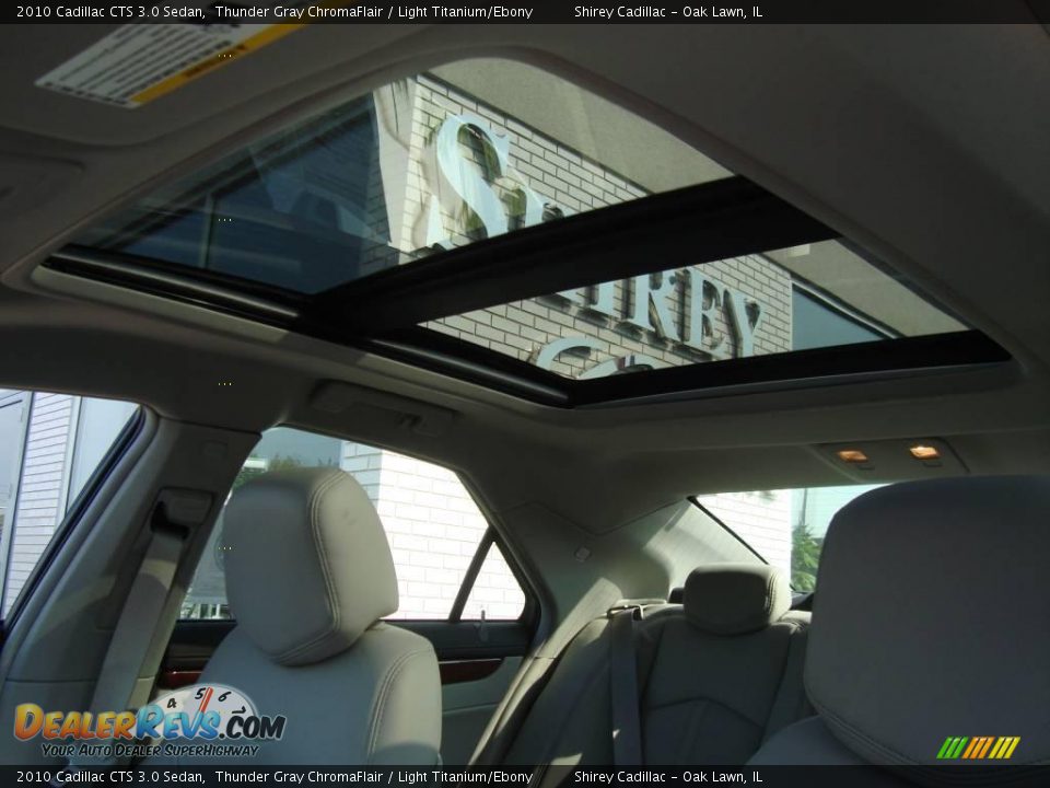 2010 Cadillac CTS 3.0 Sedan Thunder Gray ChromaFlair / Light Titanium/Ebony Photo #12