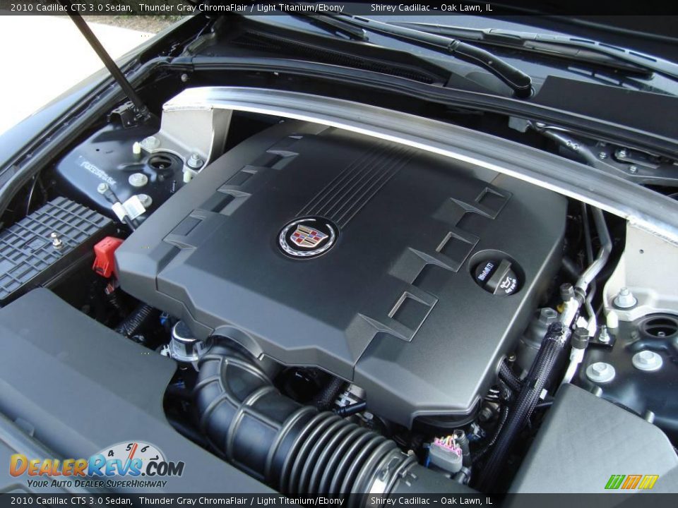 2010 Cadillac CTS 3.0 Sedan Thunder Gray ChromaFlair / Light Titanium/Ebony Photo #14