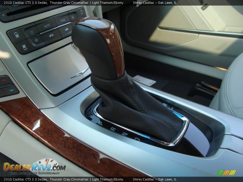 2010 Cadillac CTS 3.0 Sedan Thunder Gray ChromaFlair / Light Titanium/Ebony Photo #17