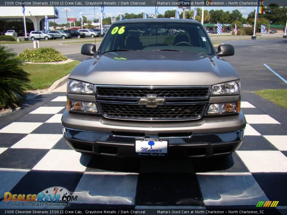 2006 Chevrolet Silverado 1500 LS Crew Cab Graystone Metallic / Dark Charcoal Photo #3
