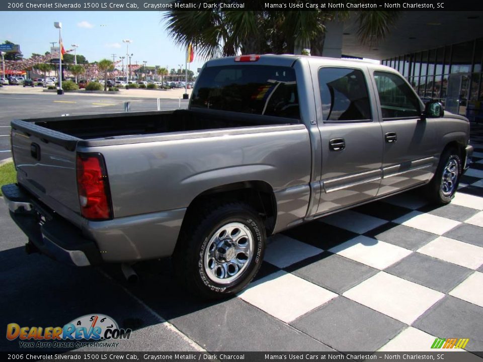 2006 Chevrolet Silverado 1500 LS Crew Cab Graystone Metallic / Dark Charcoal Photo #5