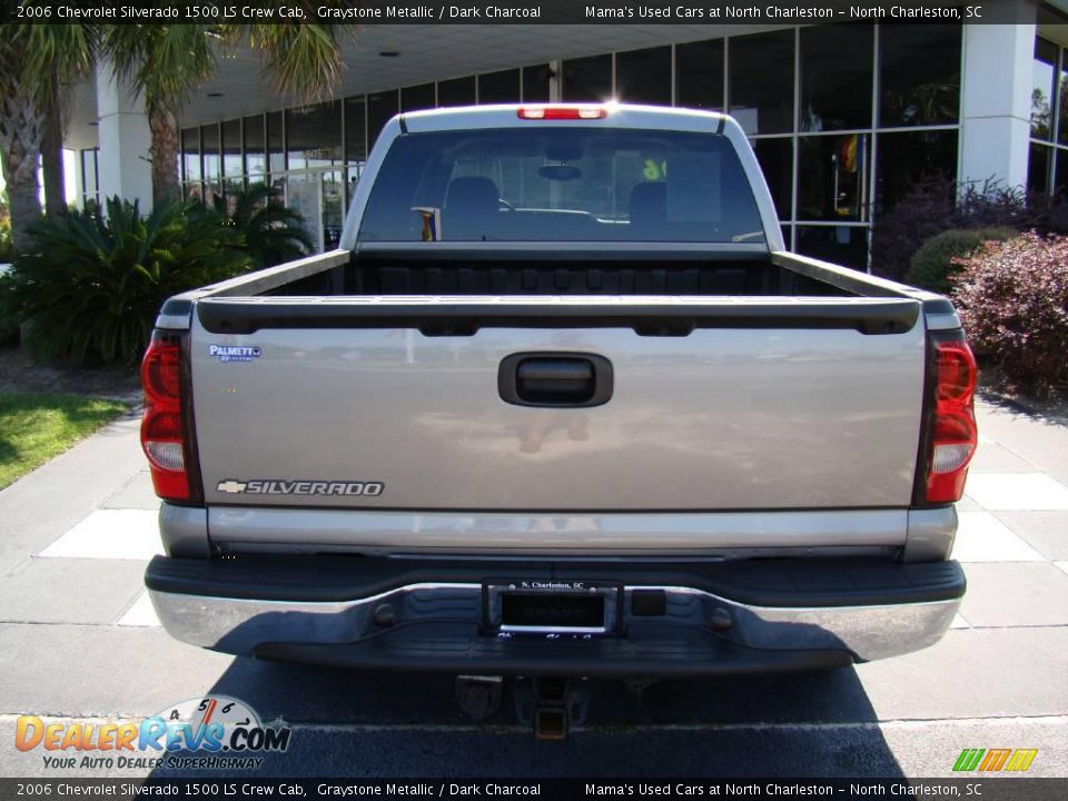 2006 Chevrolet Silverado 1500 LS Crew Cab Graystone Metallic / Dark Charcoal Photo #7