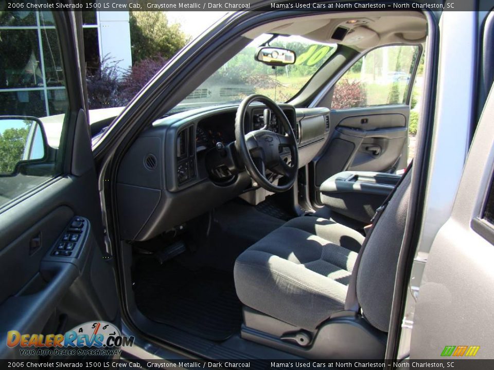 2006 Chevrolet Silverado 1500 LS Crew Cab Graystone Metallic / Dark Charcoal Photo #9