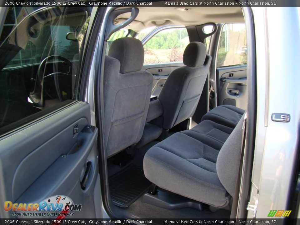2006 Chevrolet Silverado 1500 LS Crew Cab Graystone Metallic / Dark Charcoal Photo #10
