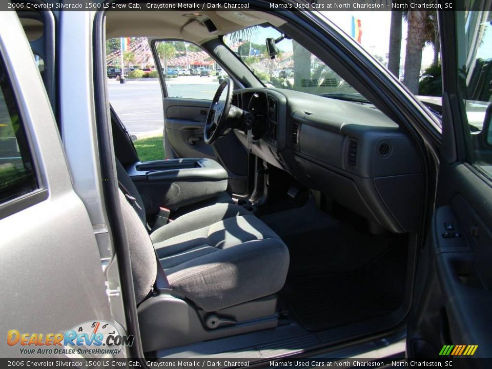 2006 Chevrolet Silverado 1500 LS Crew Cab Graystone Metallic / Dark Charcoal Photo #11