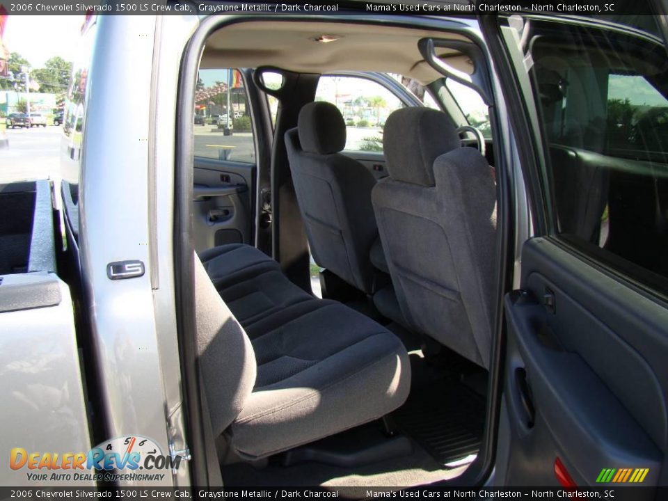 2006 Chevrolet Silverado 1500 LS Crew Cab Graystone Metallic / Dark Charcoal Photo #12