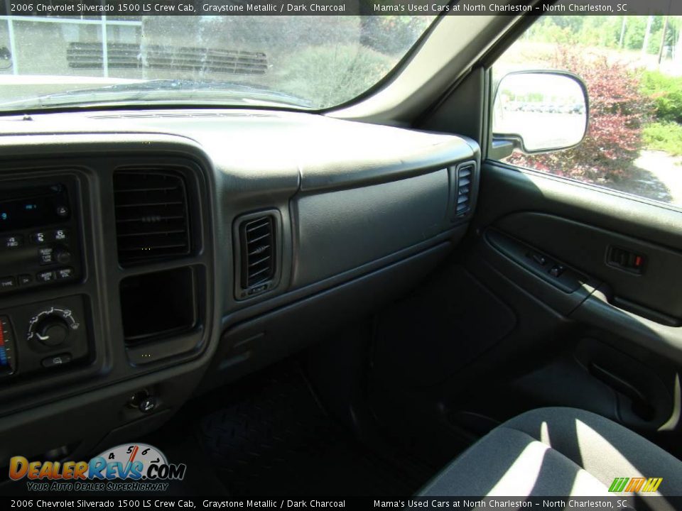 2006 Chevrolet Silverado 1500 LS Crew Cab Graystone Metallic / Dark Charcoal Photo #14