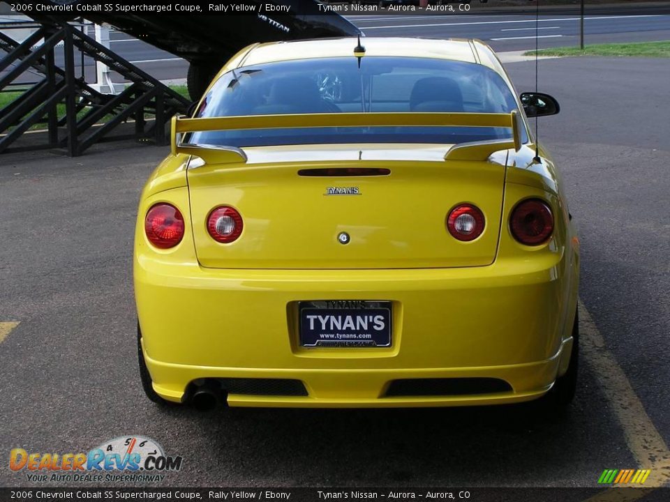 2006 Chevrolet Cobalt SS Supercharged Coupe Rally Yellow / Ebony Photo #4