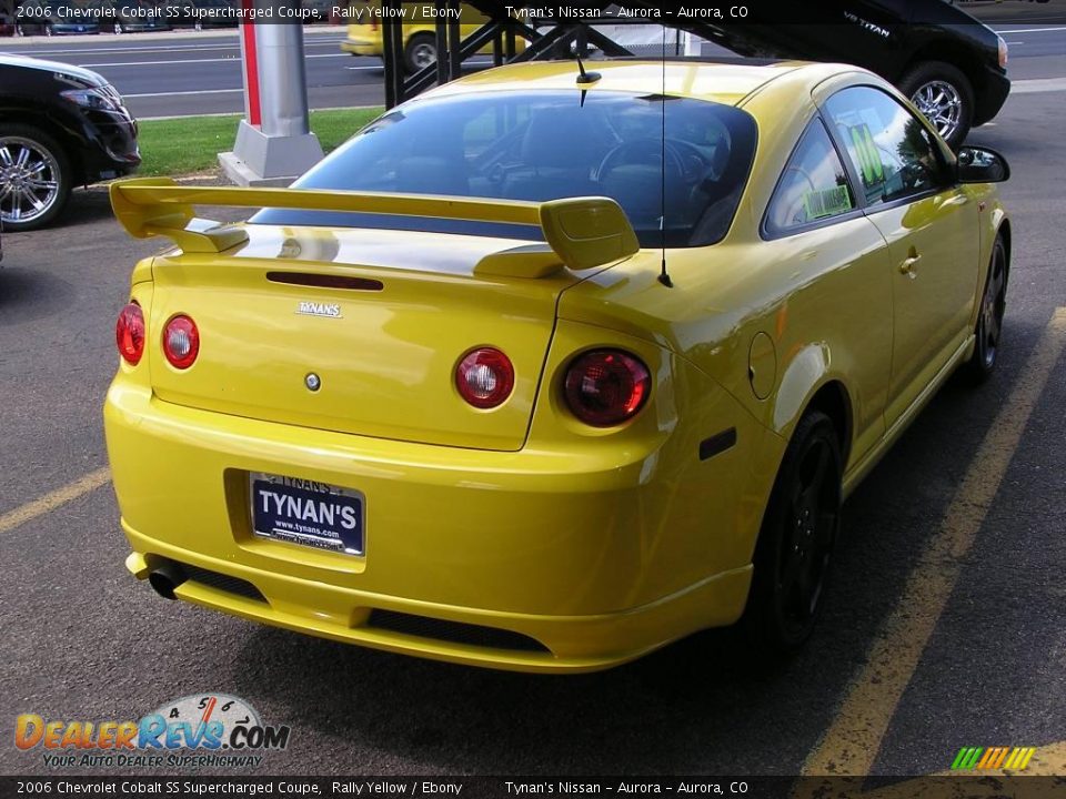 2006 Chevrolet Cobalt SS Supercharged Coupe Rally Yellow / Ebony Photo #5