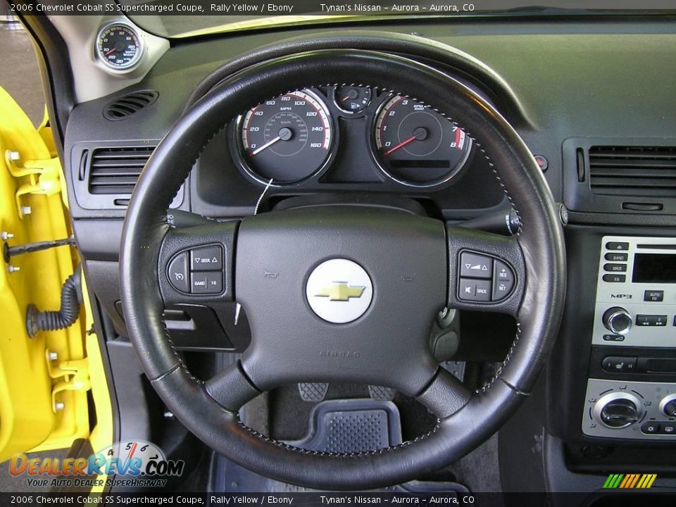 2006 Chevrolet Cobalt SS Supercharged Coupe Rally Yellow / Ebony Photo #9