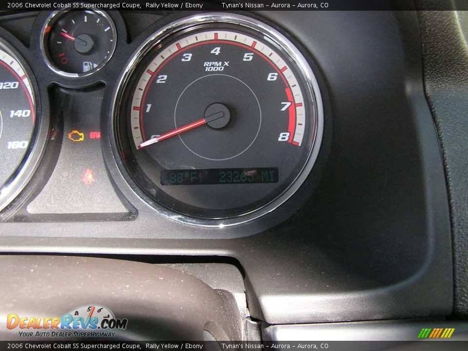 2006 Chevrolet Cobalt SS Supercharged Coupe Rally Yellow / Ebony Photo #19