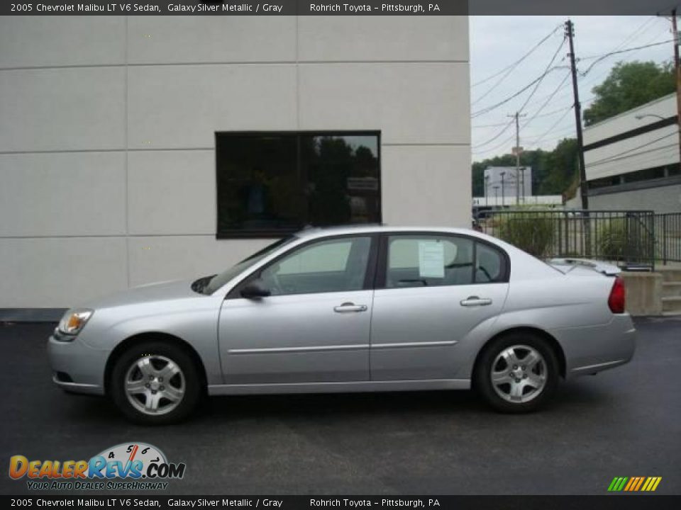 2005 Chevrolet Malibu LT V6 Sedan Galaxy Silver Metallic / Gray Photo #1