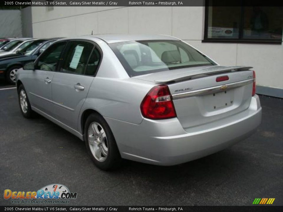 2005 Chevrolet Malibu LT V6 Sedan Galaxy Silver Metallic / Gray Photo #2
