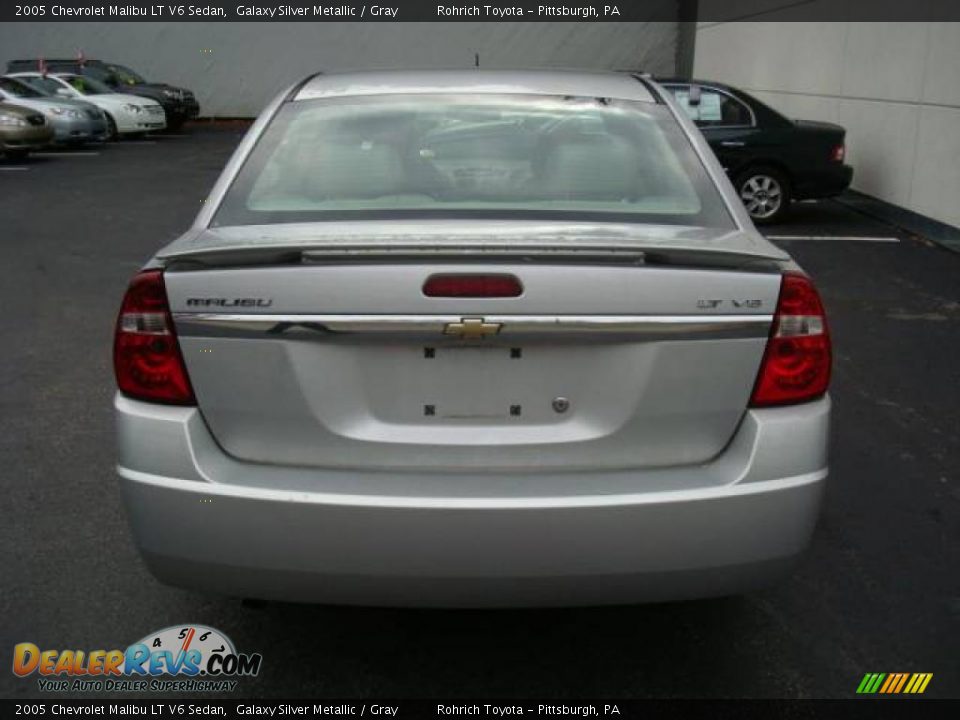2005 Chevrolet Malibu LT V6 Sedan Galaxy Silver Metallic / Gray Photo #3
