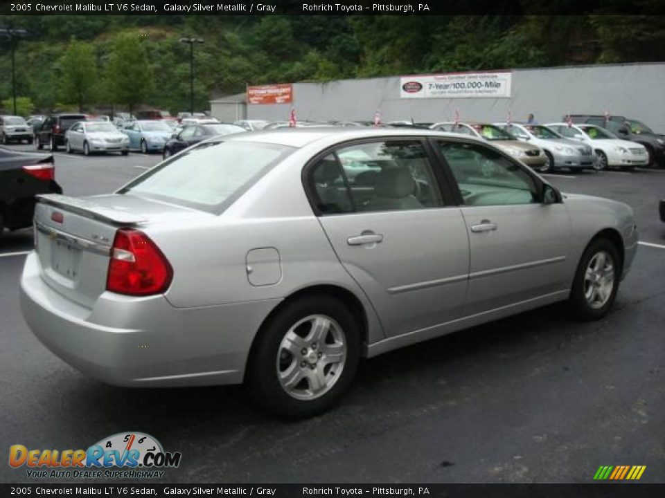 2005 Chevrolet Malibu LT V6 Sedan Galaxy Silver Metallic / Gray Photo #5