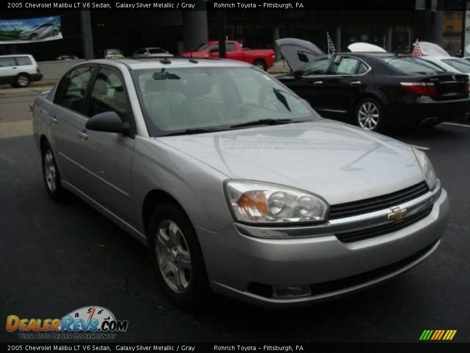 2005 Chevrolet Malibu LT V6 Sedan Galaxy Silver Metallic / Gray Photo #6