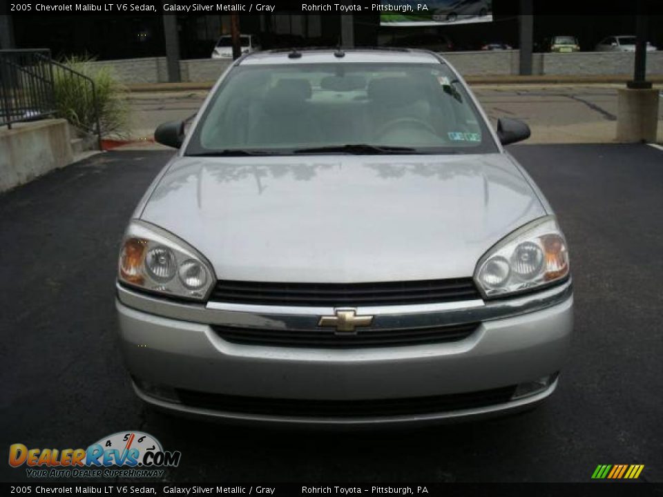 2005 Chevrolet Malibu LT V6 Sedan Galaxy Silver Metallic / Gray Photo #7