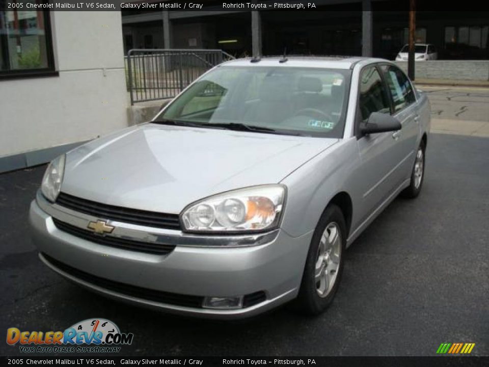2005 Chevrolet Malibu LT V6 Sedan Galaxy Silver Metallic / Gray Photo #8