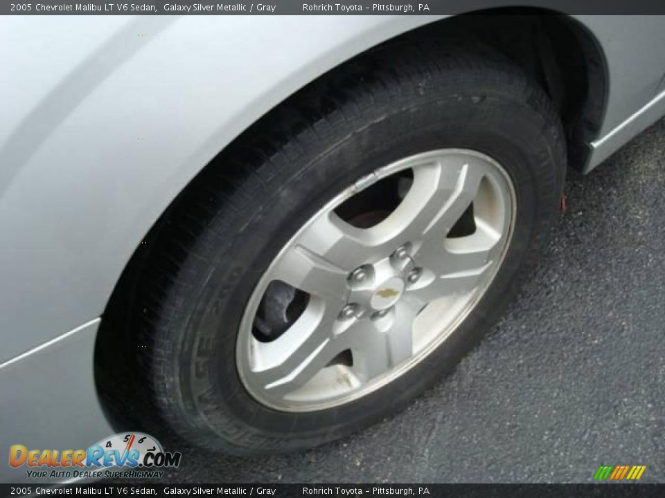 2005 Chevrolet Malibu LT V6 Sedan Galaxy Silver Metallic / Gray Photo #9