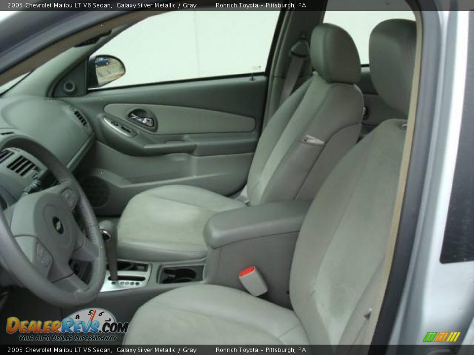 2005 Chevrolet Malibu LT V6 Sedan Galaxy Silver Metallic / Gray Photo #10