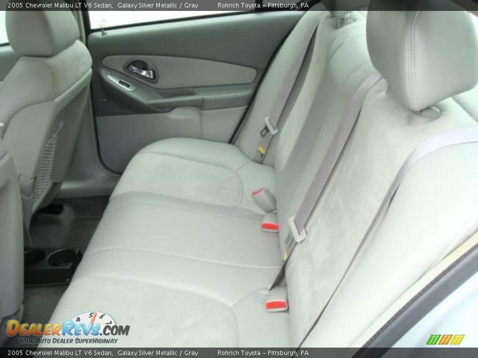 2005 Chevrolet Malibu LT V6 Sedan Galaxy Silver Metallic / Gray Photo #11