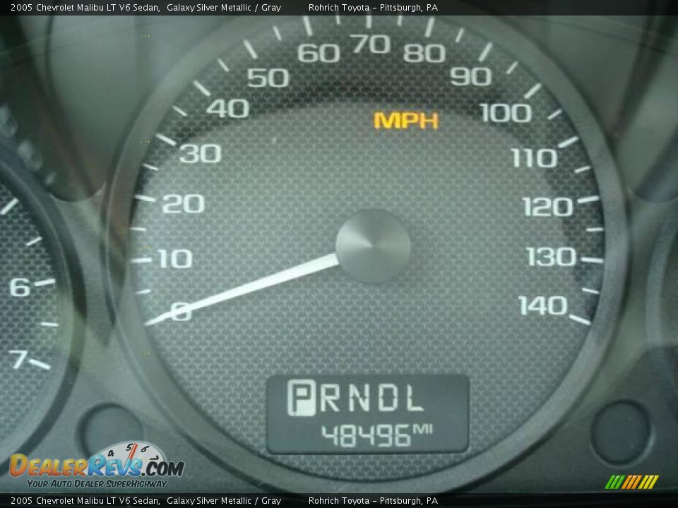 2005 Chevrolet Malibu LT V6 Sedan Galaxy Silver Metallic / Gray Photo #20