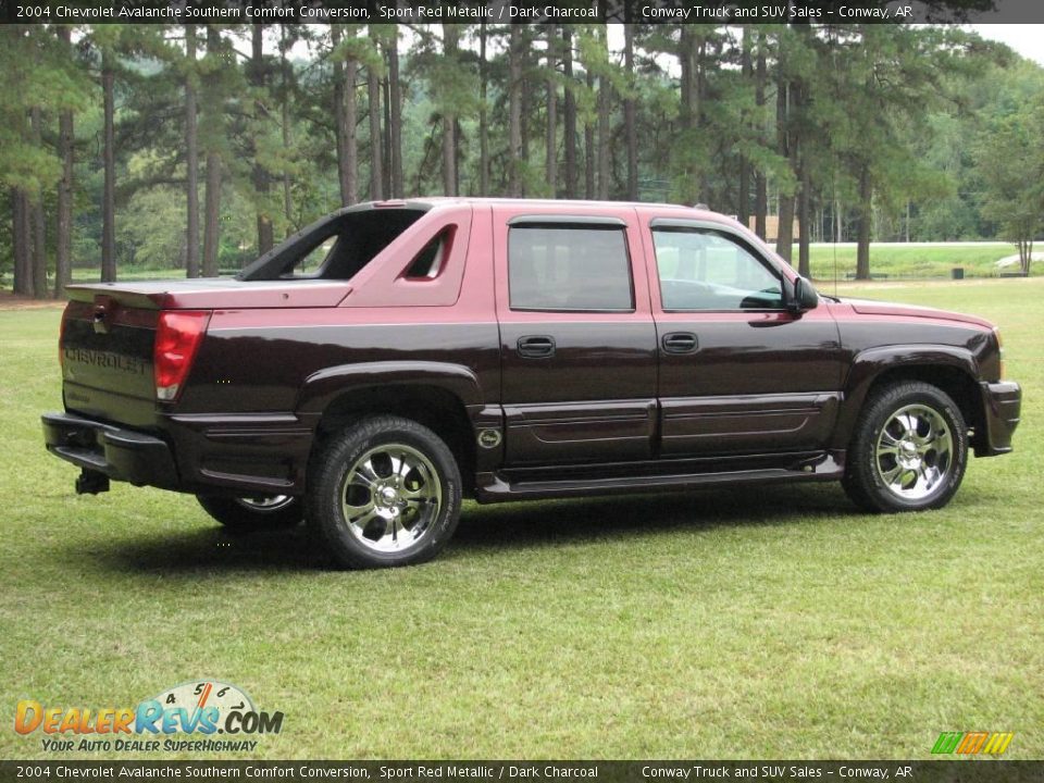 2004 Chevrolet Avalanche Southern Comfort Conversion Sport Red Metallic / Dark Charcoal Photo #5