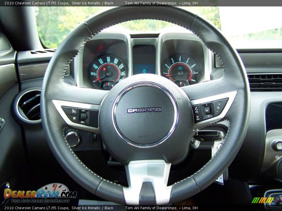 2010 Chevrolet Camaro LT/RS Coupe Silver Ice Metallic / Black Photo #15