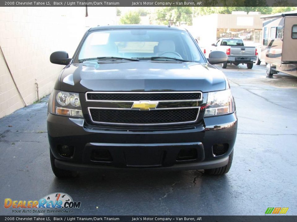 2008 Chevrolet Tahoe LS Black / Light Titanium/Dark Titanium Photo #3