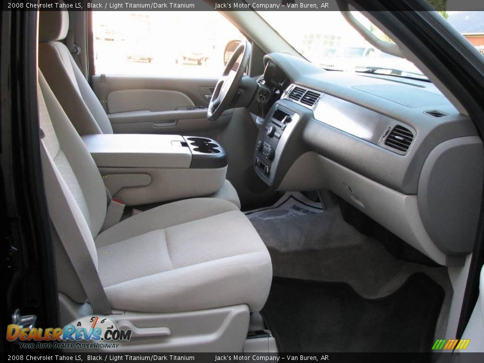 2008 Chevrolet Tahoe LS Black / Light Titanium/Dark Titanium Photo #7
