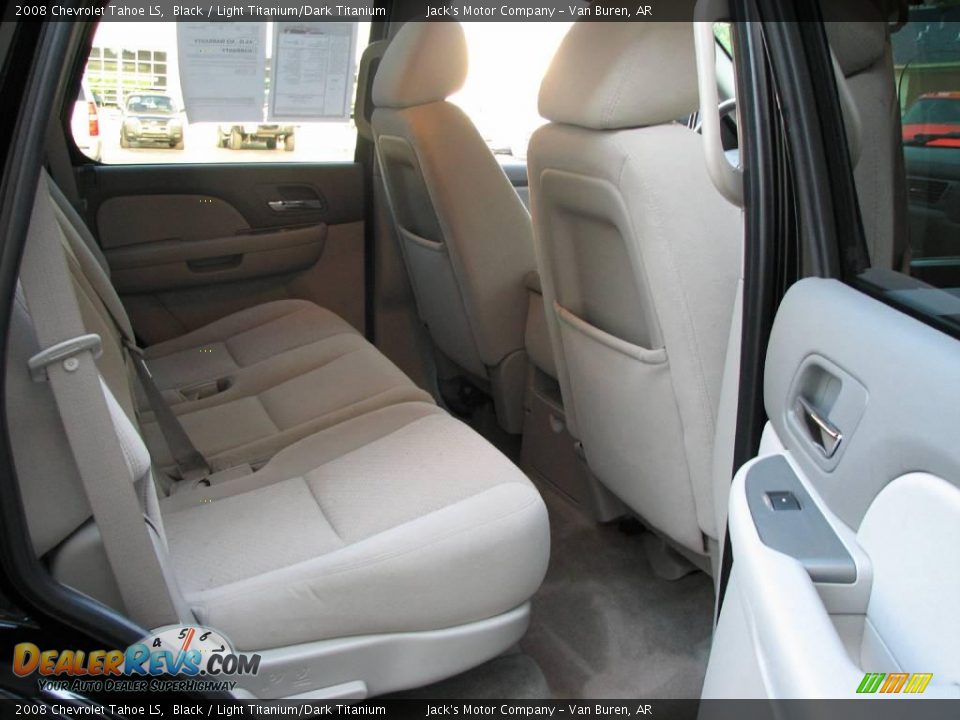 2008 Chevrolet Tahoe LS Black / Light Titanium/Dark Titanium Photo #8