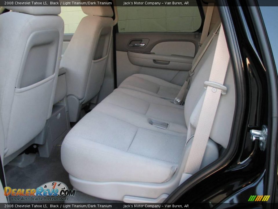 2008 Chevrolet Tahoe LS Black / Light Titanium/Dark Titanium Photo #9