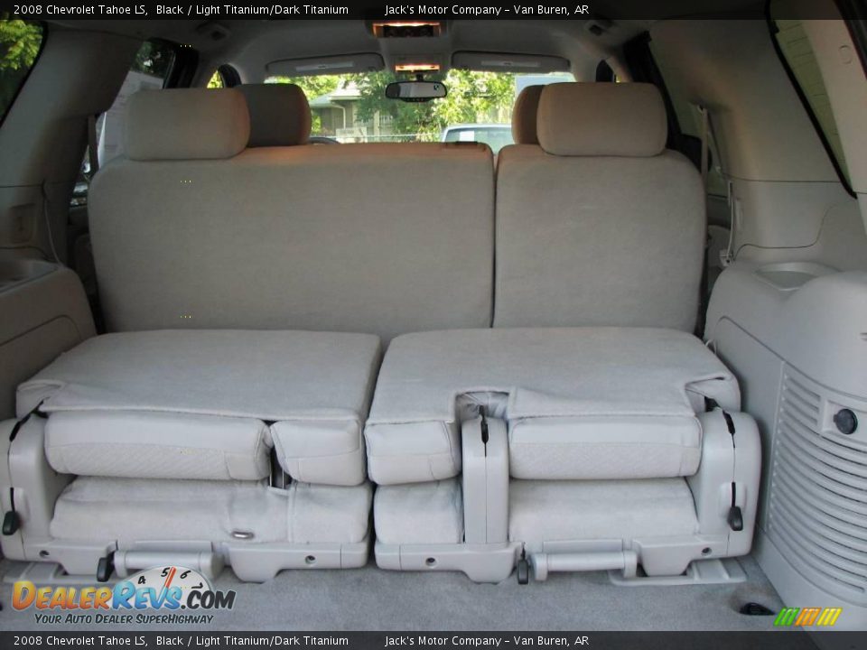 2008 Chevrolet Tahoe LS Black / Light Titanium/Dark Titanium Photo #10