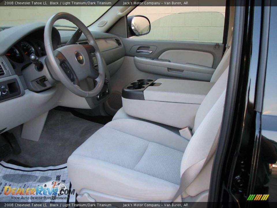 2008 Chevrolet Tahoe LS Black / Light Titanium/Dark Titanium Photo #11