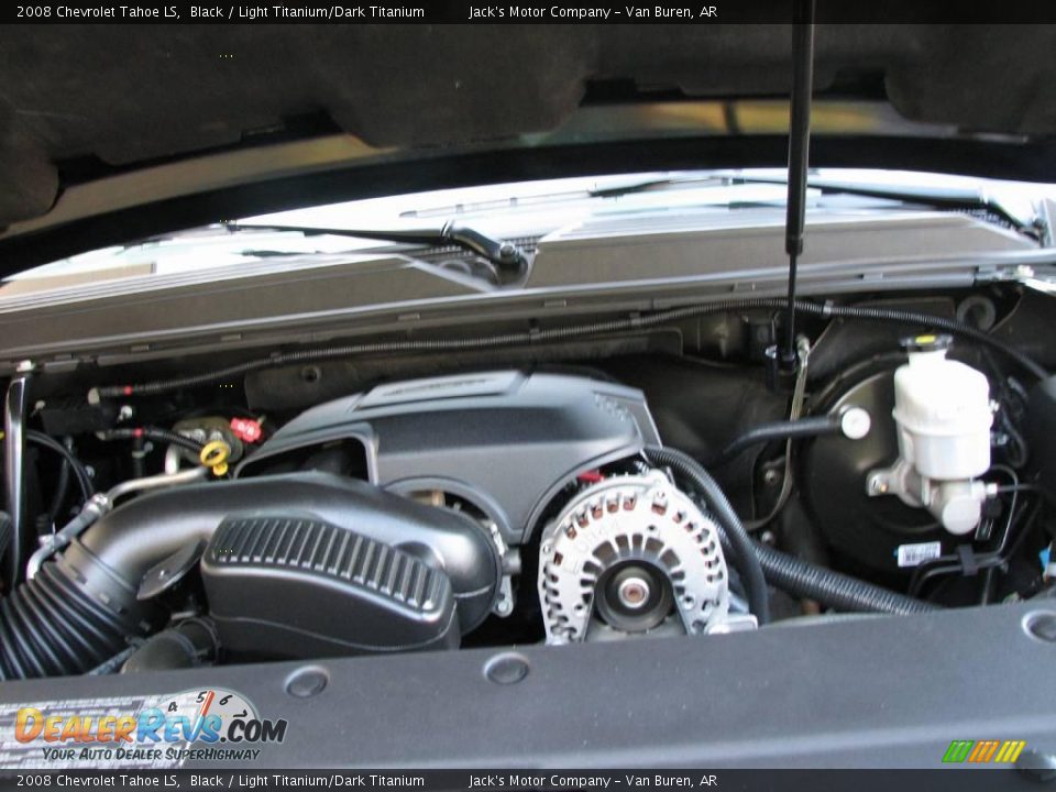 2008 Chevrolet Tahoe LS Black / Light Titanium/Dark Titanium Photo #12