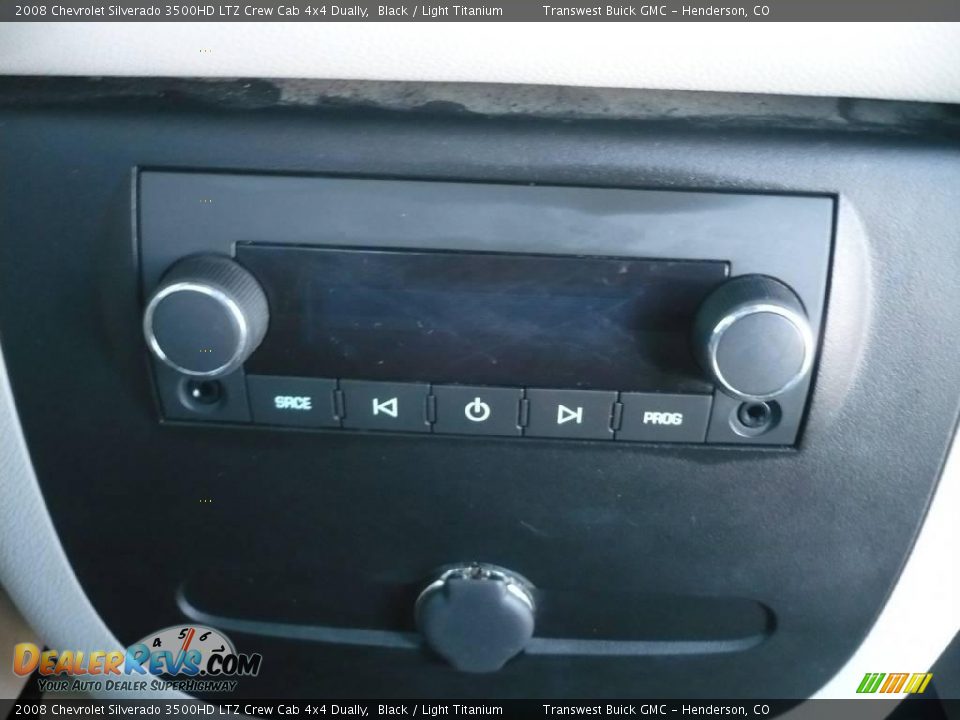 2008 Chevrolet Silverado 3500HD LTZ Crew Cab 4x4 Dually Black / Light Titanium Photo #14