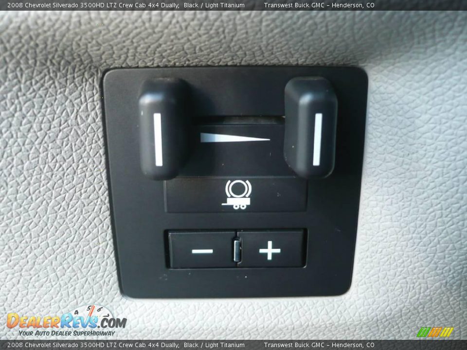 2008 Chevrolet Silverado 3500HD LTZ Crew Cab 4x4 Dually Black / Light Titanium Photo #17