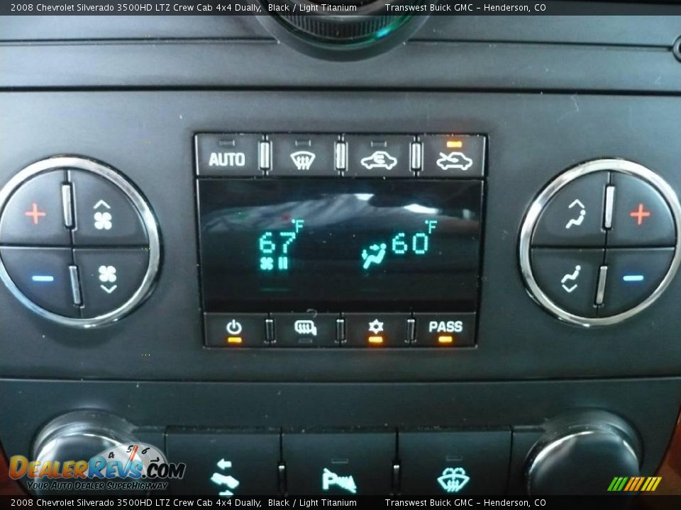 2008 Chevrolet Silverado 3500HD LTZ Crew Cab 4x4 Dually Black / Light Titanium Photo #23