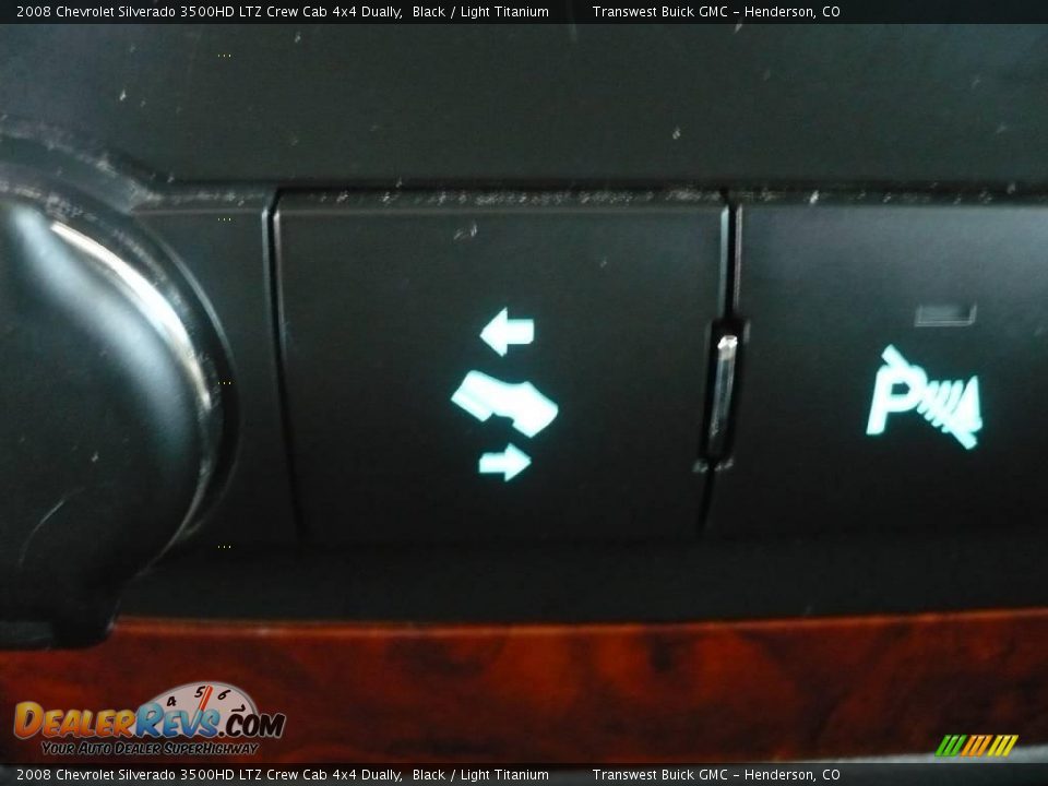2008 Chevrolet Silverado 3500HD LTZ Crew Cab 4x4 Dually Black / Light Titanium Photo #24