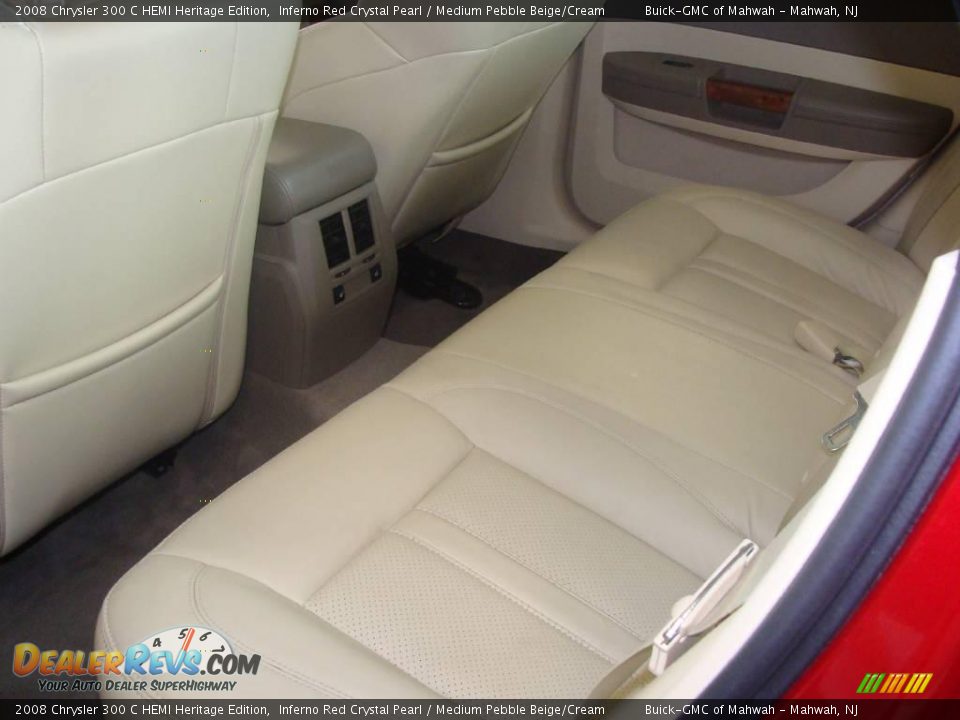 2008 Chrysler 300 C HEMI Heritage Edition Inferno Red Crystal Pearl / Medium Pebble Beige/Cream Photo #16