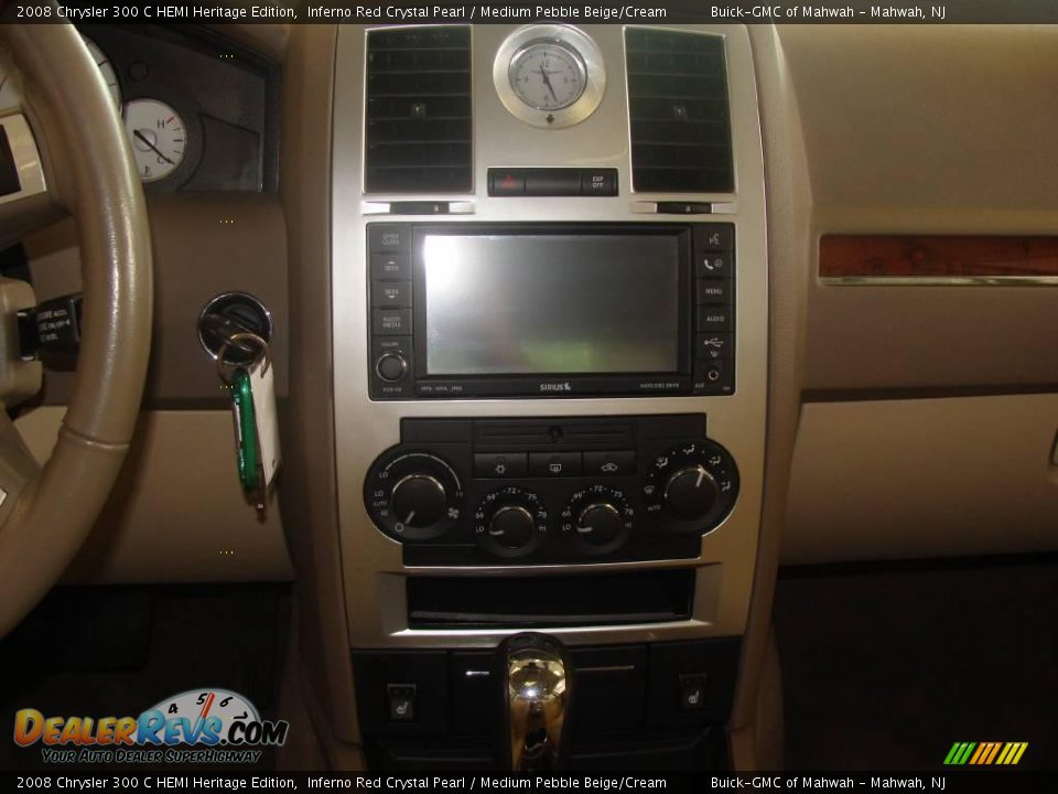 2008 Chrysler 300 C HEMI Heritage Edition Inferno Red Crystal Pearl / Medium Pebble Beige/Cream Photo #19