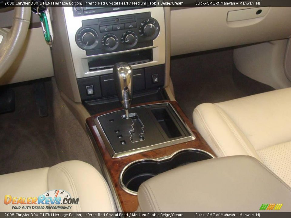 2008 Chrysler 300 C HEMI Heritage Edition Inferno Red Crystal Pearl / Medium Pebble Beige/Cream Photo #20