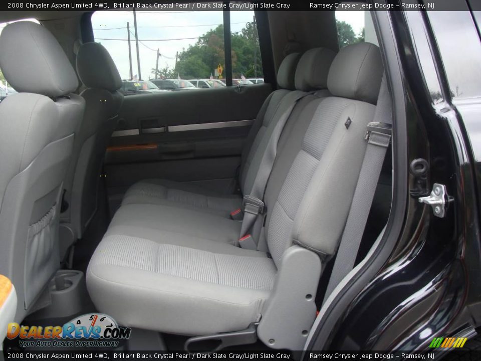 2008 Chrysler Aspen Limited 4WD Brilliant Black Crystal Pearl / Dark Slate Gray/Light Slate Gray Photo #8