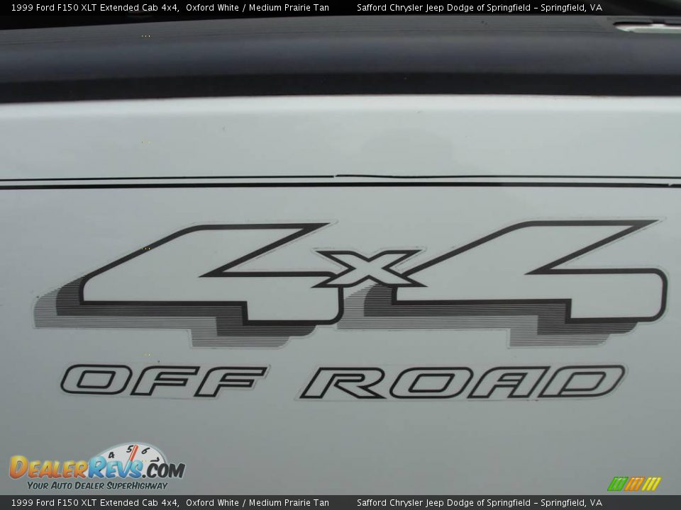 1999 Ford F150 XLT Extended Cab 4x4 Oxford White / Medium Prairie Tan Photo #14